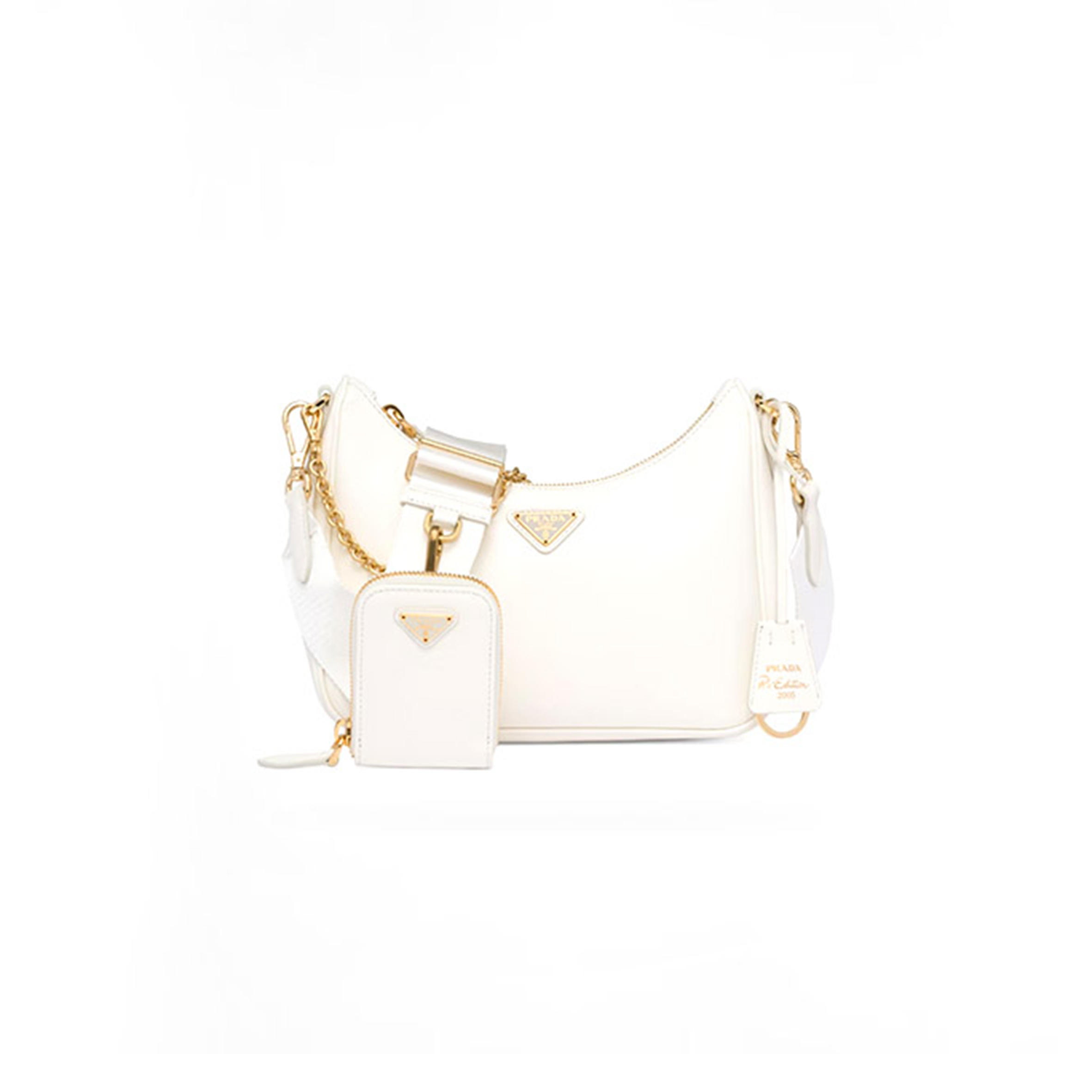 PRADA RE-EDITION 2005 SAFFIANO LEATHER BAG 1BH204 (22*18*6cm)